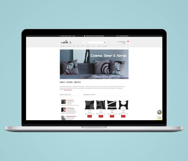 Nela S. Atelier Webauftritt